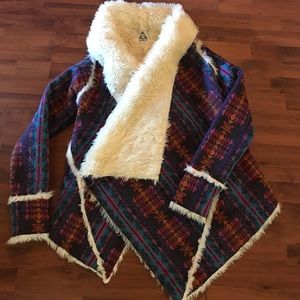 UNIF Chelsea Shearling Coat M Medium